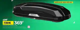 Feu Vert Coffre De Toit Trivor 440 Noir Hapro offre