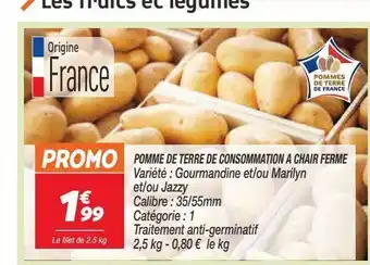 Netto Pommes de terre de consommation a chair ferme offre