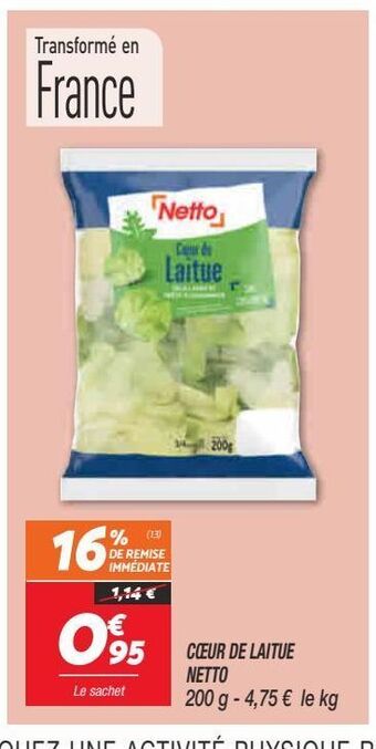 Netto Coeur de laitue netto offre