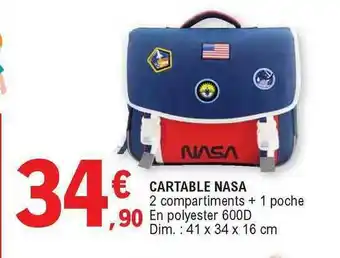 E.Leclerc Cartable Nasa offre
