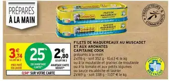 Filets De Maquereaux Au Muscadet Et Aux Aromates Capitaine Cook