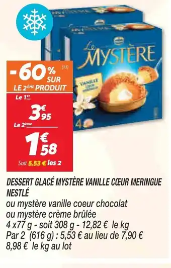 Netto Dessert Glace Mystere Vanille Cour Meringue Nestle offre