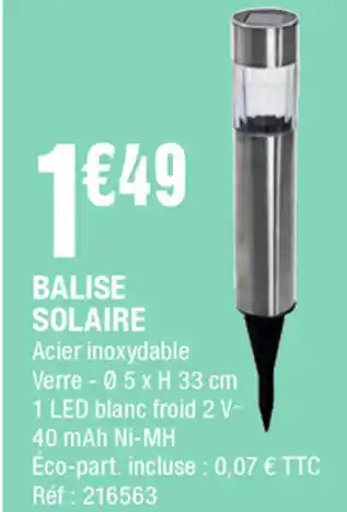 La Foir'Fouille Balise Solaire offre