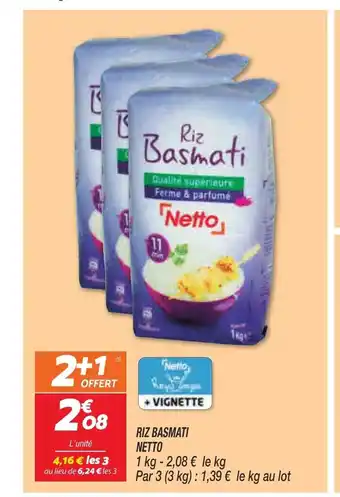 Netto Riz Basmati Neto offre