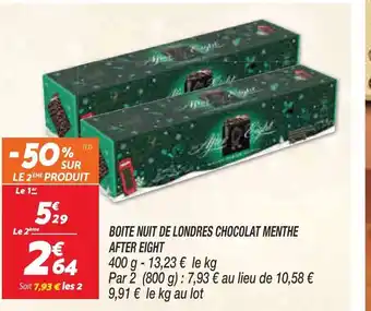 Boite Nuit De Londres Chocolat Menthe After Eight