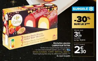 Carrefour Buchettes Glacees Carrefoue Extra offre