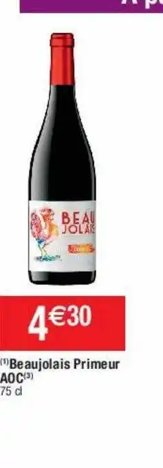 Beaujolais primeur aoc