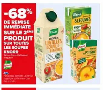 Carrefour Sur Le 2 Eme Produit Sur toutes Les Soupes Knorr offre
