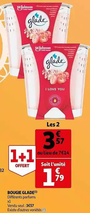 Auchan Bougie glade offre