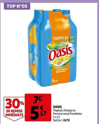 Auchan Oasis offre