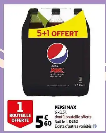 Auchan Pepsi max offre