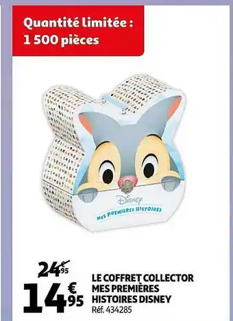 Auchan Le coffret collector mes premières histoires disney offre