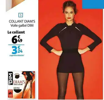 Auchan Collant diam's voile galbé dim offre