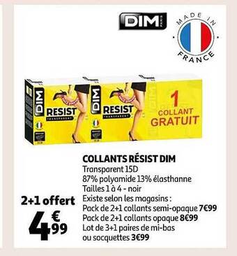 Collants résist dim