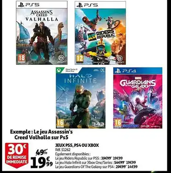 Jeux ps5, ps4 ou xbox