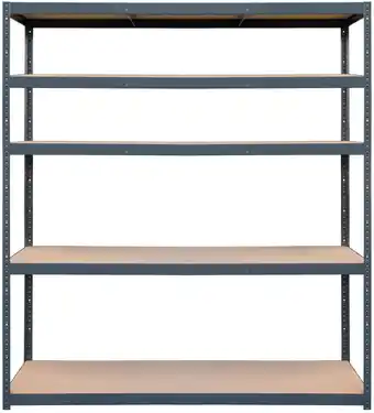 Brico Dépôt ÉTAGÈRE BOIS/MÉTAL L. 120 CM offre