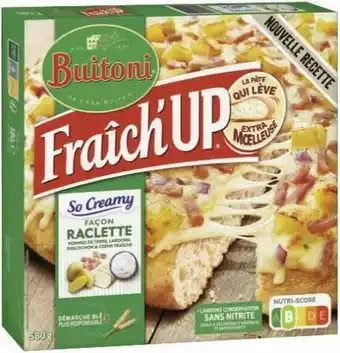 Géant Casino Pizza surgelée Fraîch’Up So Creamy Façon Raclette offre