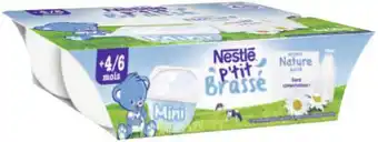 Géant Casino P’tit Brassé Saveur Nature sucré Mini A partir de 4 Mois offre