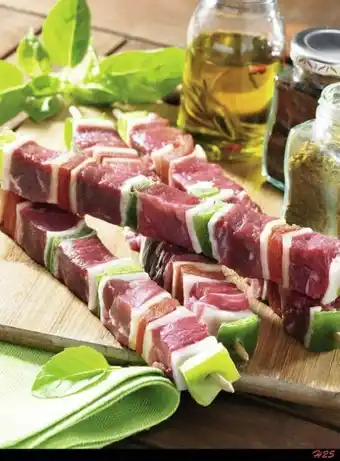Géant Casino Brochettes de bœuf extra-tendre x4 offre