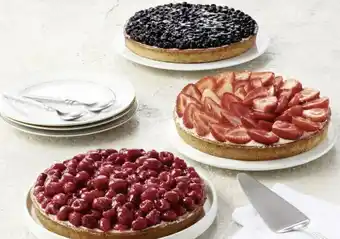 Géant Casino Tarte financier framboises ou myrtilles ou fraises offre