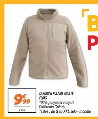 Netto Cardigan polaire adulte eldys offre
