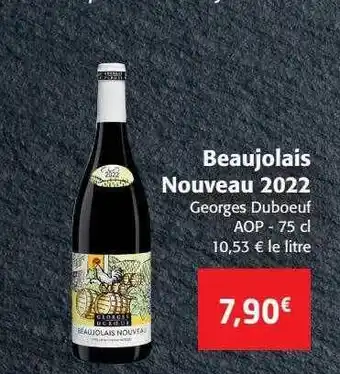 Beaujolais nouveau 2022 georges duboeuf