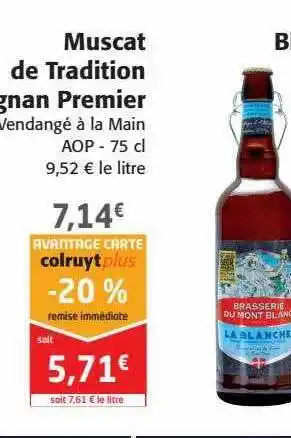 Colruyt Muscat de tradition frontignan premier offre