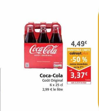 Colruyt Coca-cola offre