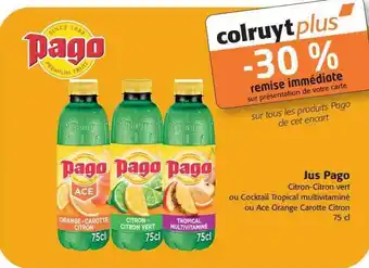Colruyt Jus pago offre