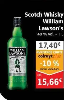 Colruyt Scotch whisky william lawson's offre