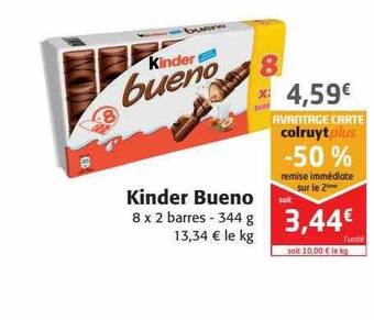 Colruyt Kinder bueno offre