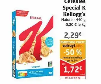Colruyt Céréales spécial k kellogg's offre