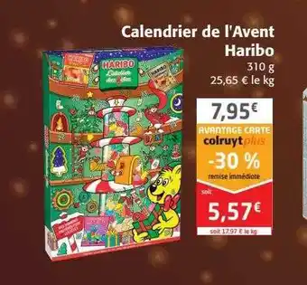 Calendrier de l'avent haribo