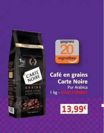 Colruyt Café en grains carte noire offre