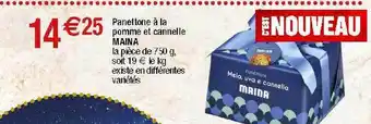 Panettone à la pomme et cannelle maina