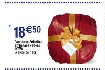 Migros Panettone sélection emballage cadeau jowa offre