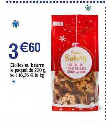 Migros Étoiles au beurre offre