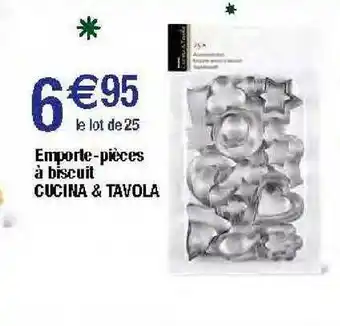 Migros Emporte-pièces à biscuit cucina & tavola offre