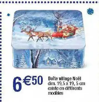 Migros Boîte village noël offre