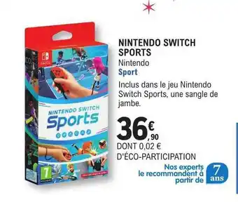 E.Leclerc Nintendo switch sports offre