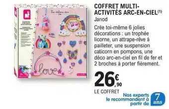 E.Leclerc Coffret multi-activités arc-en-ciel janod offre