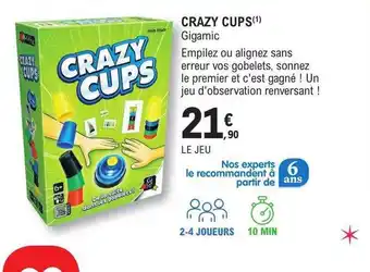 Crazy cups gigamic