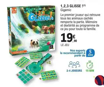 E.Leclerc 1,2,3 glisse ! gigamic offre