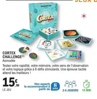 E.Leclerc Cortex challenge asmodée offre