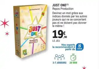 E.Leclerc Just one offre