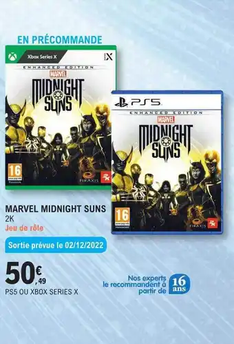 E.Leclerc Marvel midnight suns offre