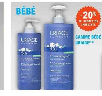 E.Leclerc Parapharmacie Gamme bébé uriage offre