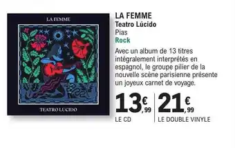 E.Leclerc La femme - teatro lúcido offre