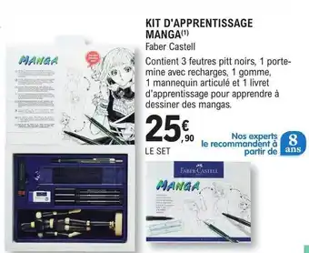 E.Leclerc Kit d'apprentissage manga faber castell offre