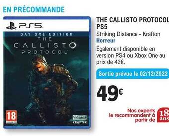 E.Leclerc The callisto protocol ps5 offre
